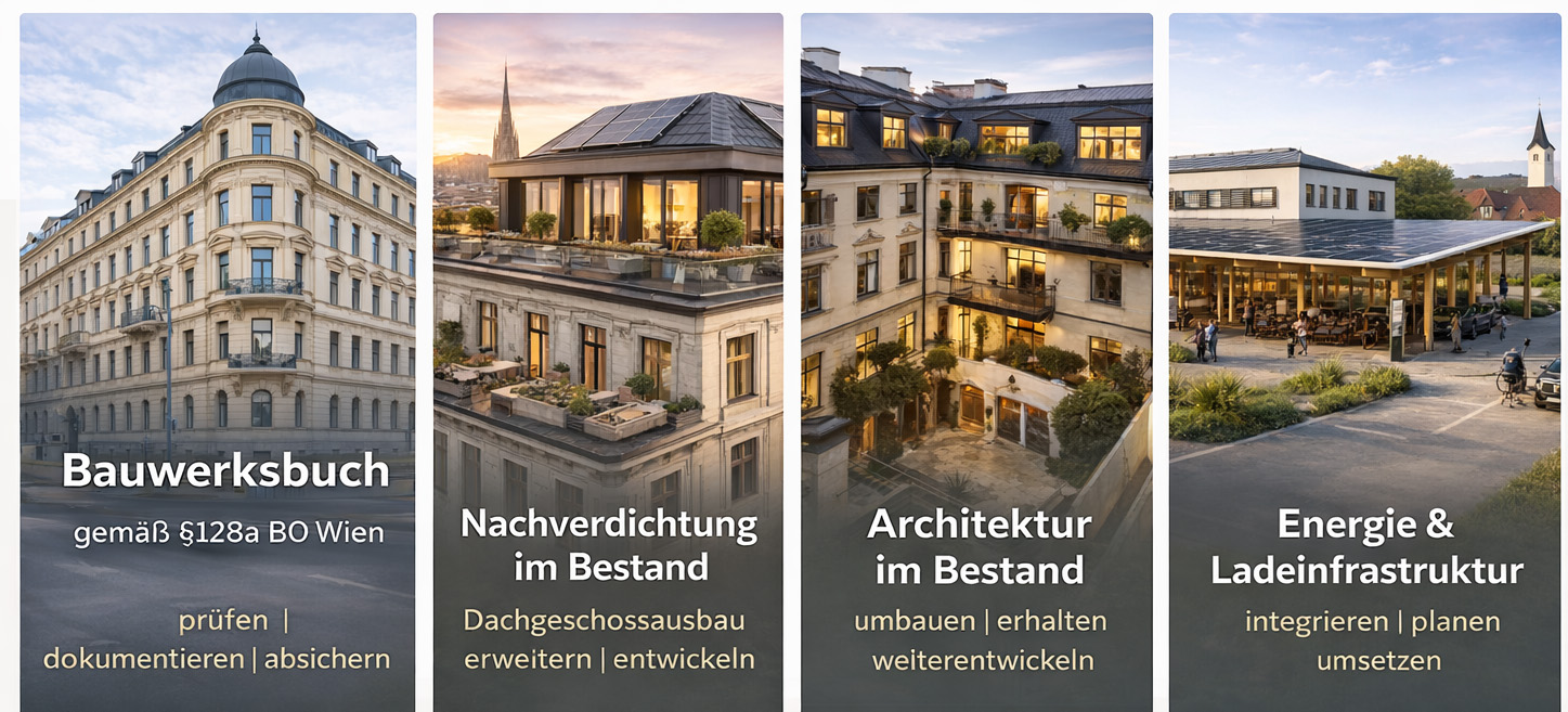 Bauwerksbuch, Nachverdichtung, Umbau und Sanierung